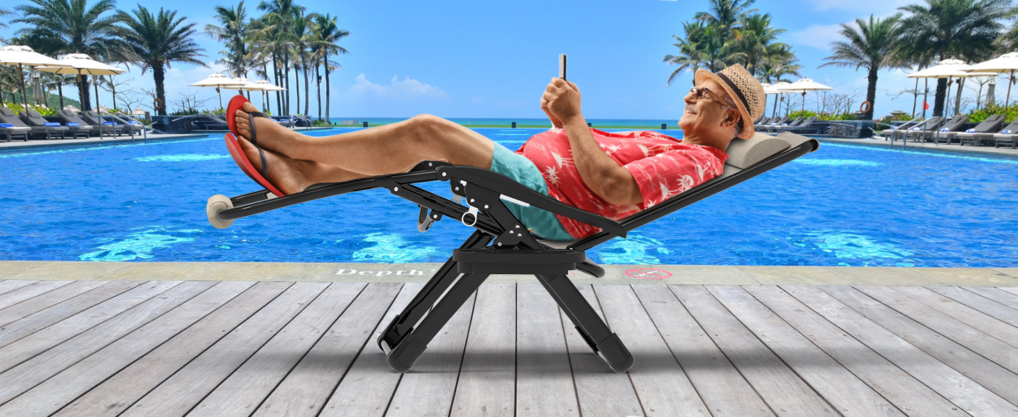 Slendor Oversized Zero Gravity Chairs, XL Anti Gravity Chair