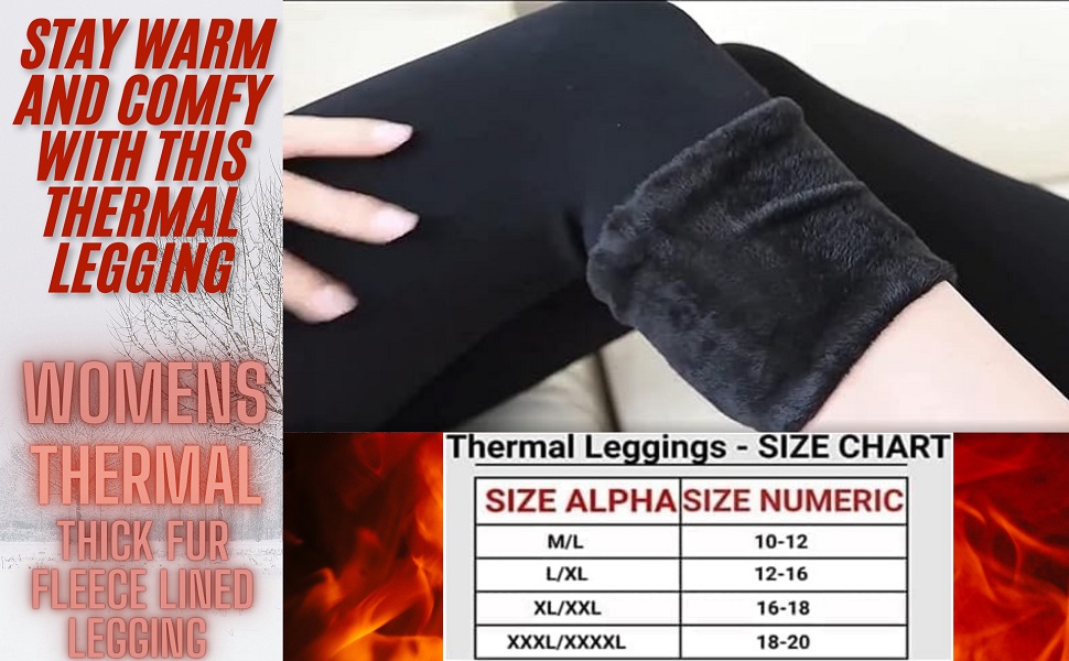 women thermal leggings