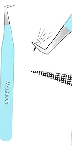 fiber tips lash tweezers