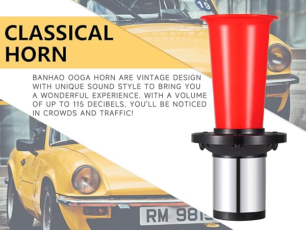 Amazon.com: Ooga Horn 12V Kit, Antique Classic Car Hot Rod