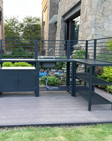 Aluminum Kitchen Island