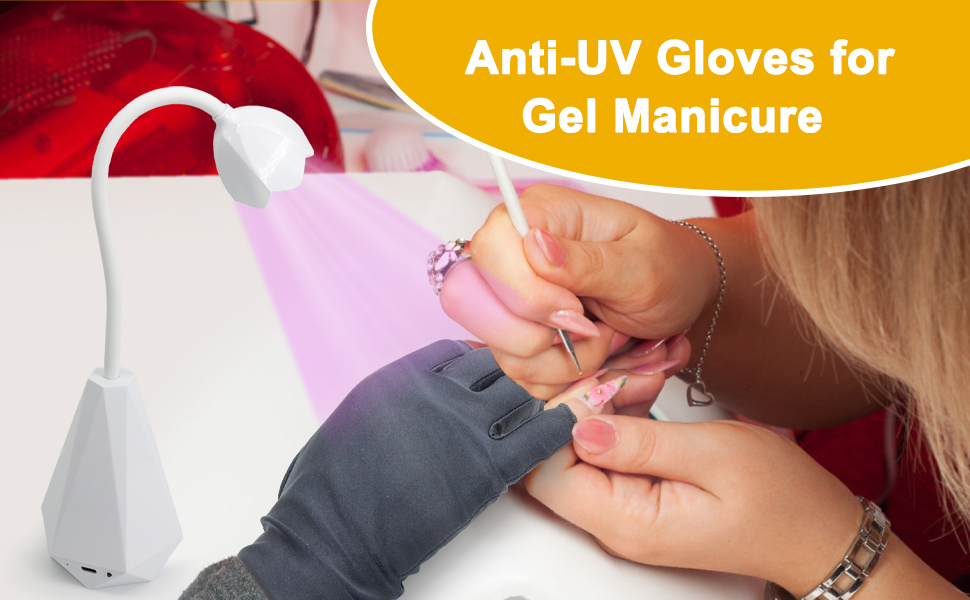 LED UV Lamp Gel Nails UV Light Nail Dryer 21W Mini Gooseneck 360° Rotation Polish Quick Dry Curing 