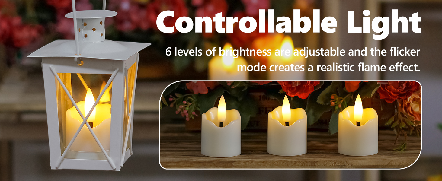 flameless tea light candles