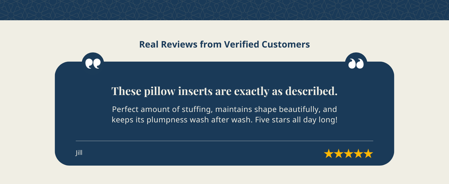 Customer Review of Lane Linen's Throw Pillow Set