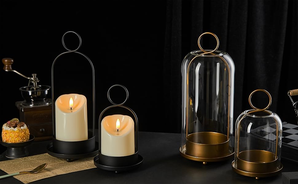 hurricane glass candle holders