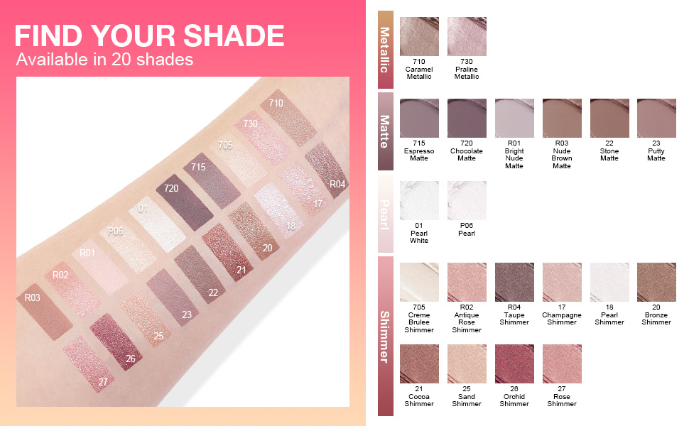 Cream Eye Shadow Circle Pallette Eyeshadow Brightener