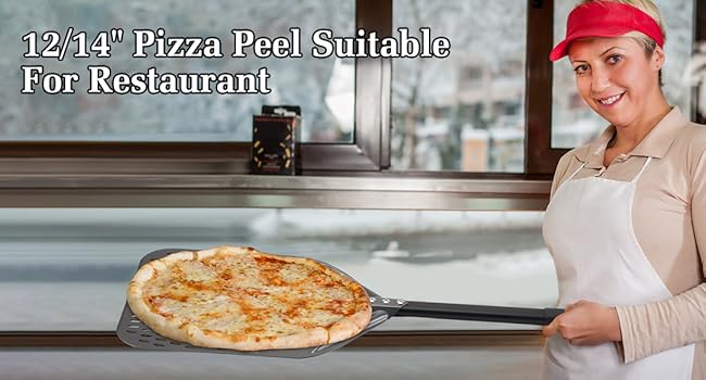 pizza spatula, pizza paddle, pizza peel 12 inch, 14 inch suitable for various Sizes of pizza