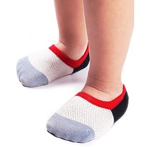thin mesh no show socks for toddler
