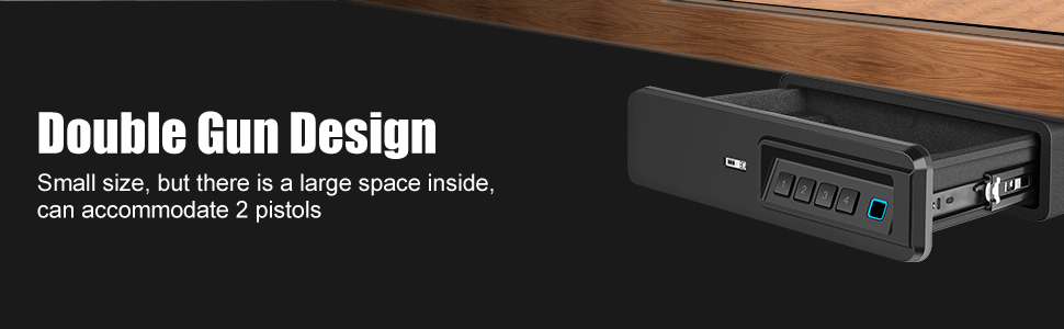 drawer handgun safe