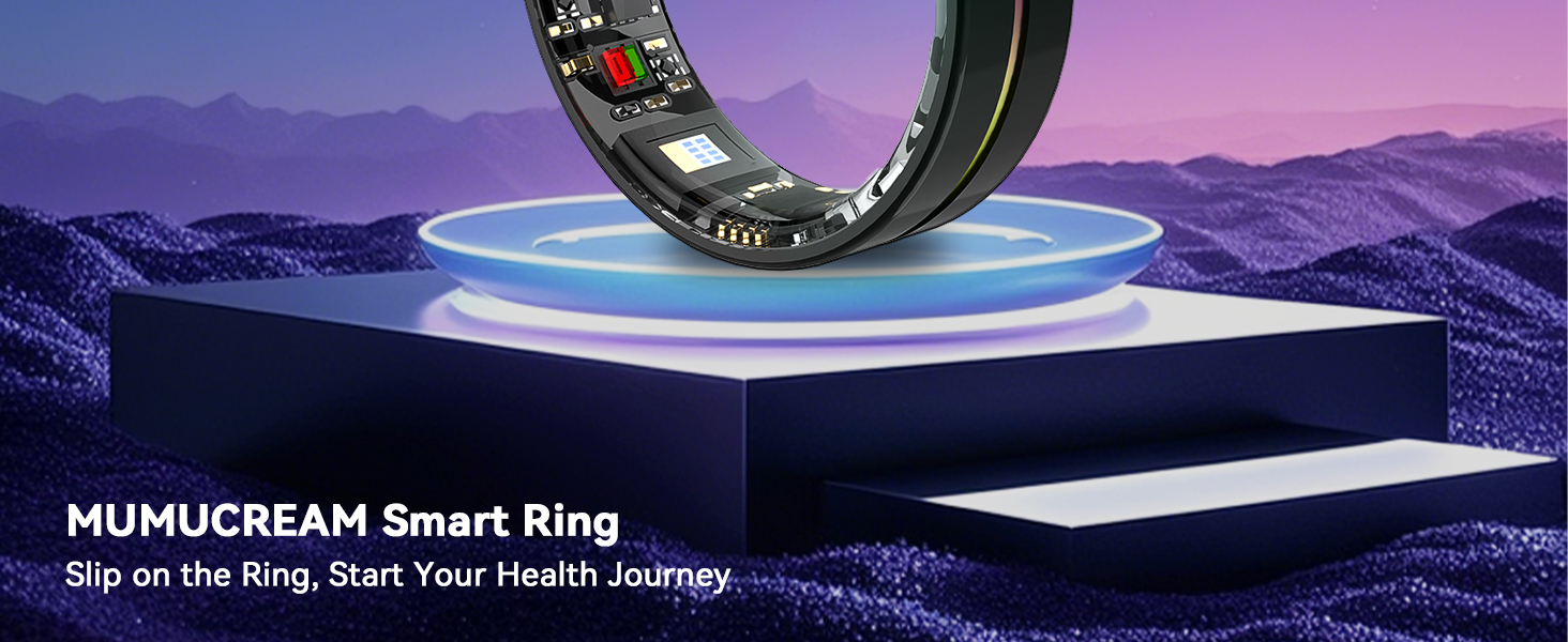 MUMUCREAM Smart Ring Slip on the Ring, Start Your Health Journey