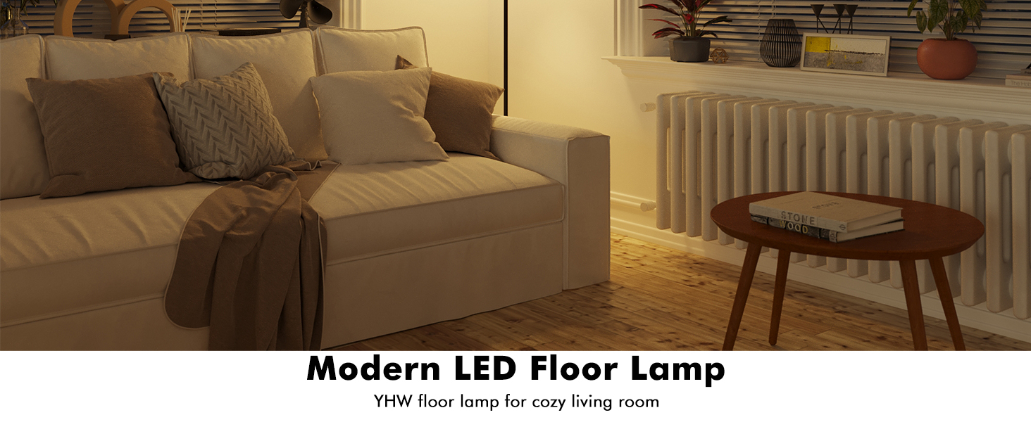led corner floor lamp