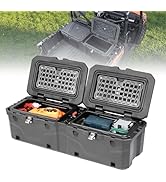 KEMIMOTO UTV Bed Box Tool Box 29GAL Compatible with Polaris Ranger 1000 / XP 1000 / CREW XP 1000 ...