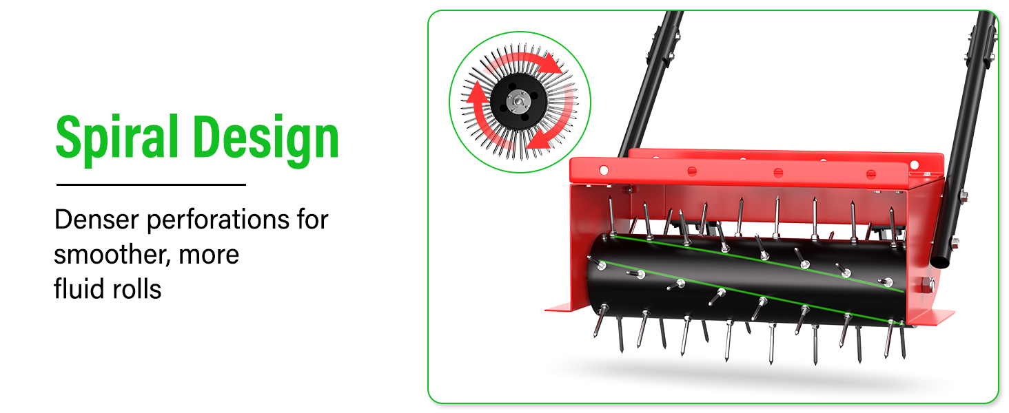 Rolling Lawn Aerator
