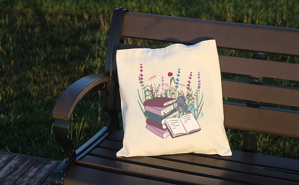 book tote bag for school