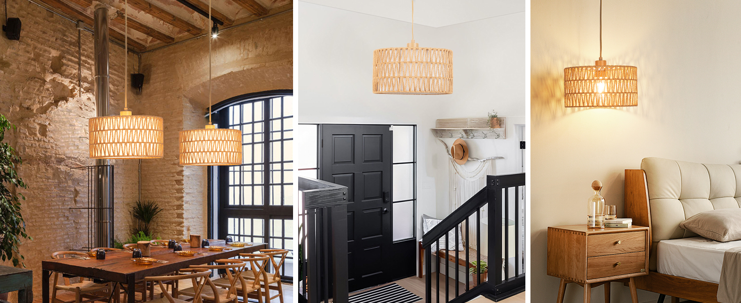 Rattan Pendant Light