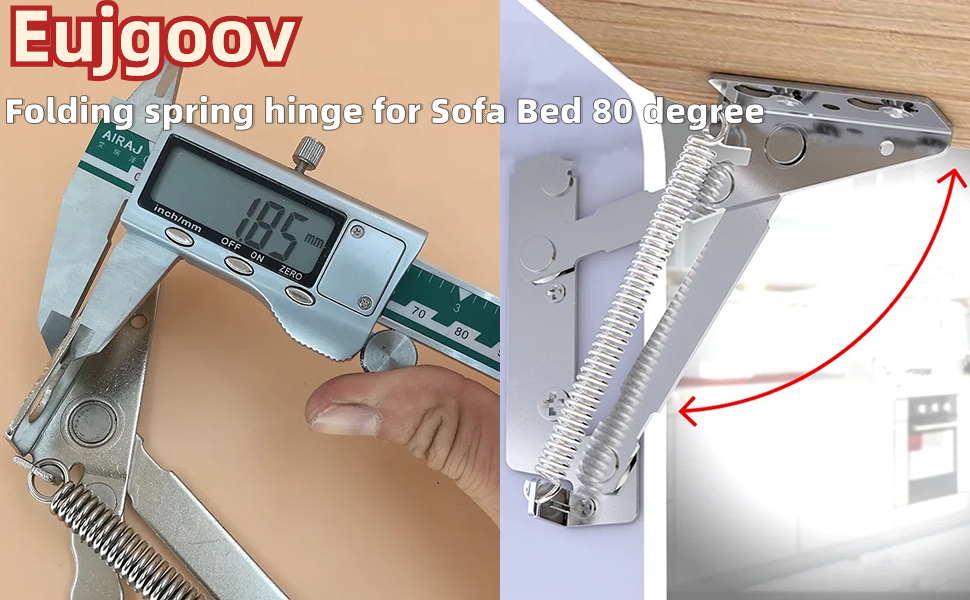 2Pcs Set Steel Durable Lift, Under Pull Down Hinges Scissor