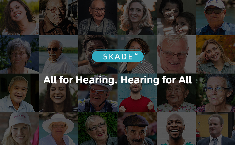 Skade all for hearing hearing for all hearing aids amplifiers for adults seniors elderly