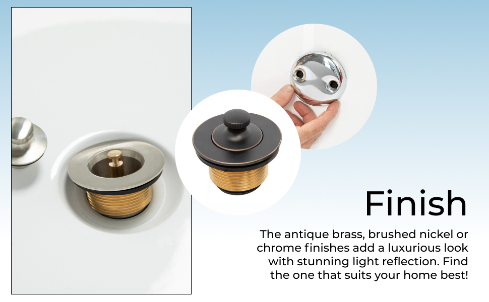 Dorence Bathtub Drain Kit Delta Bathtub Drain All Brass "Lift and