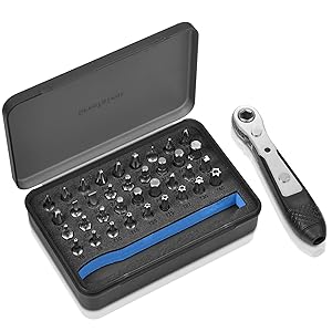 GreaTalent 37in1 S2 Steel Mini Ratchet Wrench Screwdriver