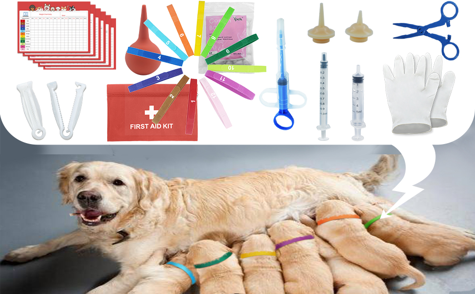 Pet Supplies KOKODODO Puppy Whelping Kit Whelping Kit for Puppies