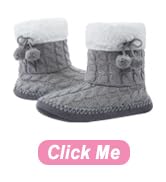 MaaMgic Womens Fuzzy Slipper Bootie Cozy Slipper Socks