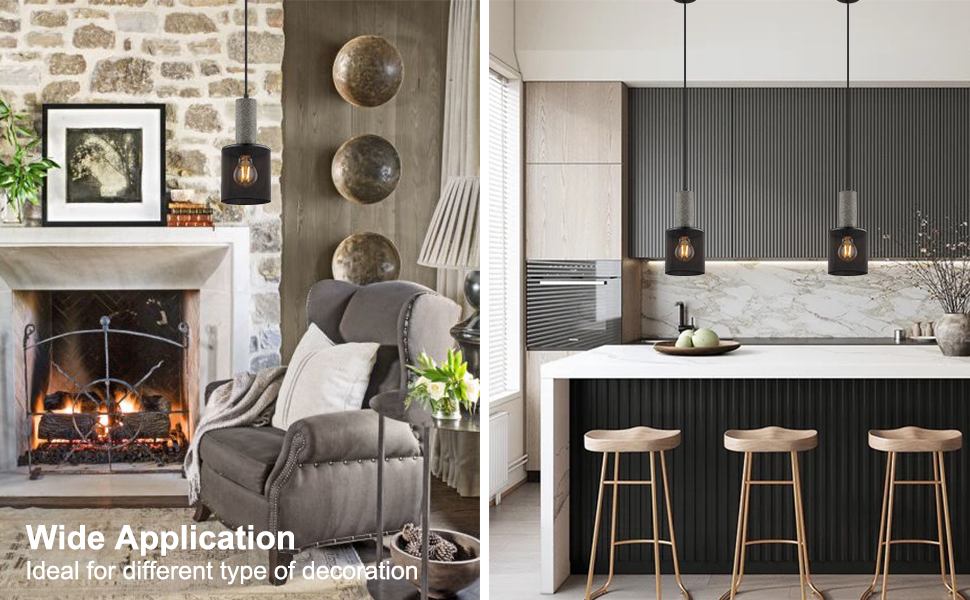 Modern 1 Light Mini Hanging Kitchen Island