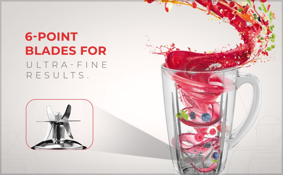 Mixer grinder for smooth and fine grinding