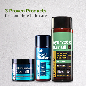 Ustraa, Grooming for Men, Ayurvedic Hair Oil, Hair Care, Hair Oil For Men