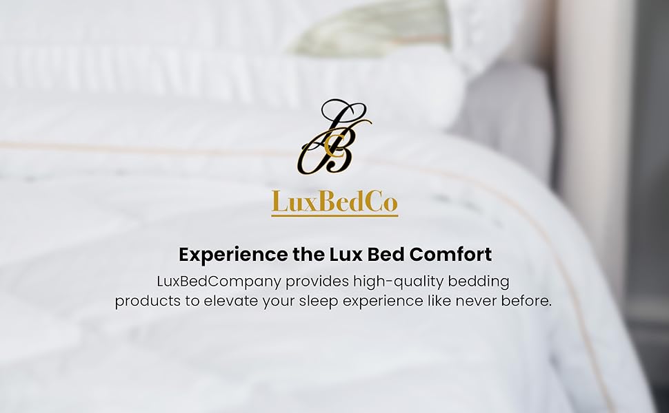 Experience the LuxBed comfort with this duvet.
