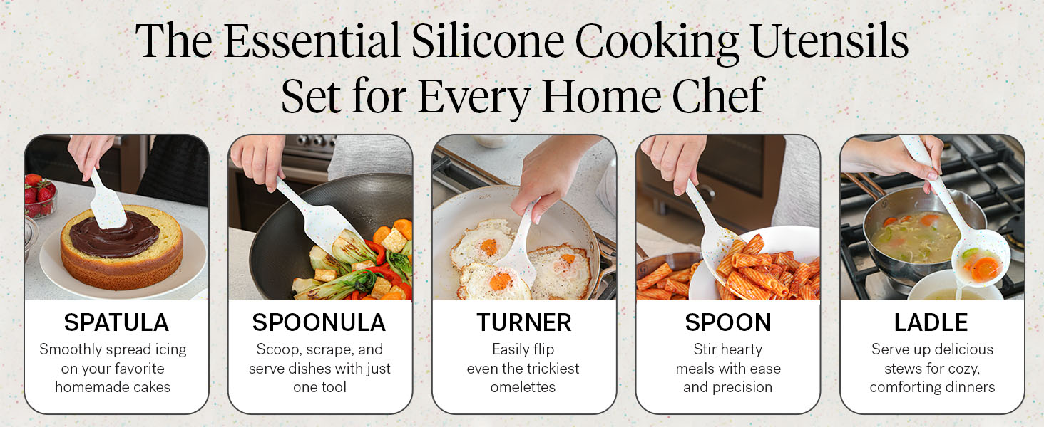 gir silicone utensils set for cooking tools set small spatulas silicone heat resistant gir utensils