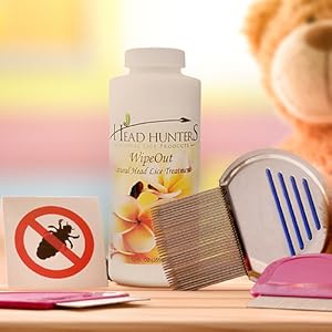 Head Hunters Naturals Pro Lice Comb for Kids Head peine para piojos y liendres for kids comb lice