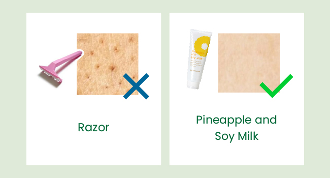 hair removal cream inhibitor