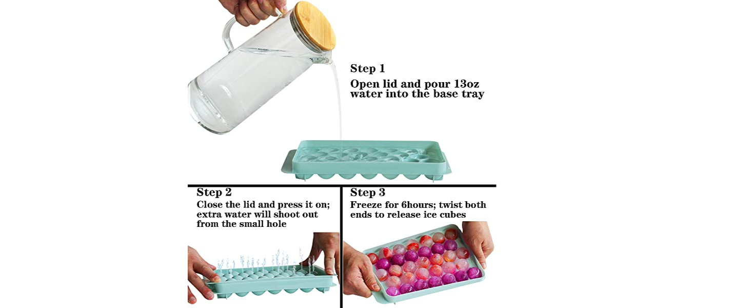 Buy Tasmax Round Ice Cube Tray Lid Ice Cube Tray Silicone Ice Moulds