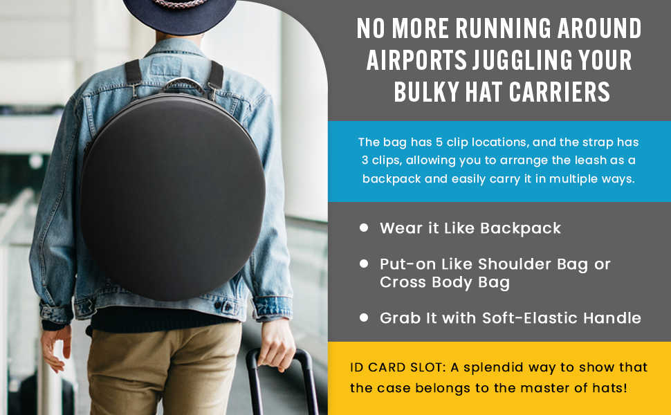 Fedora hat travel case Clearance