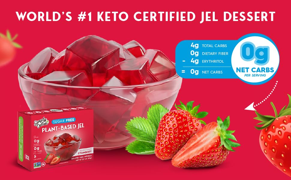 Worlds first keto certified Jel Dessert