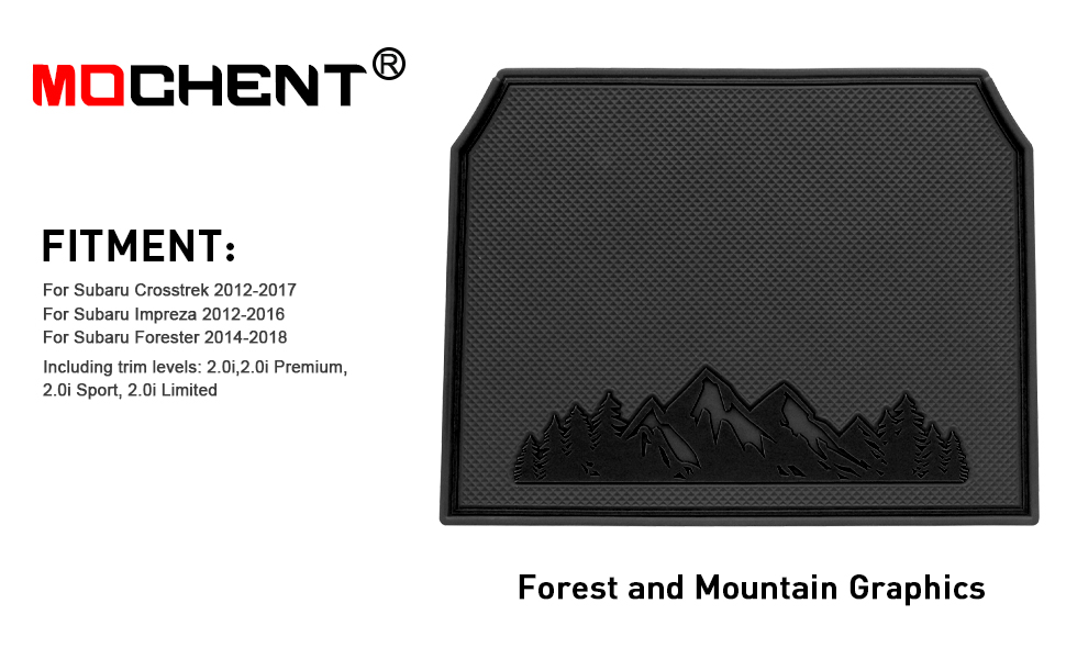 MOCHENT Dash Mat for Subaru Crosstrek Accessories 20122017