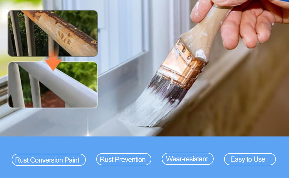 Rust Converter, 300g Weatherproof Rust Converter Paint For Metal