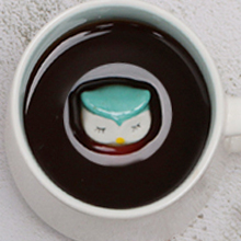 Owl teacup