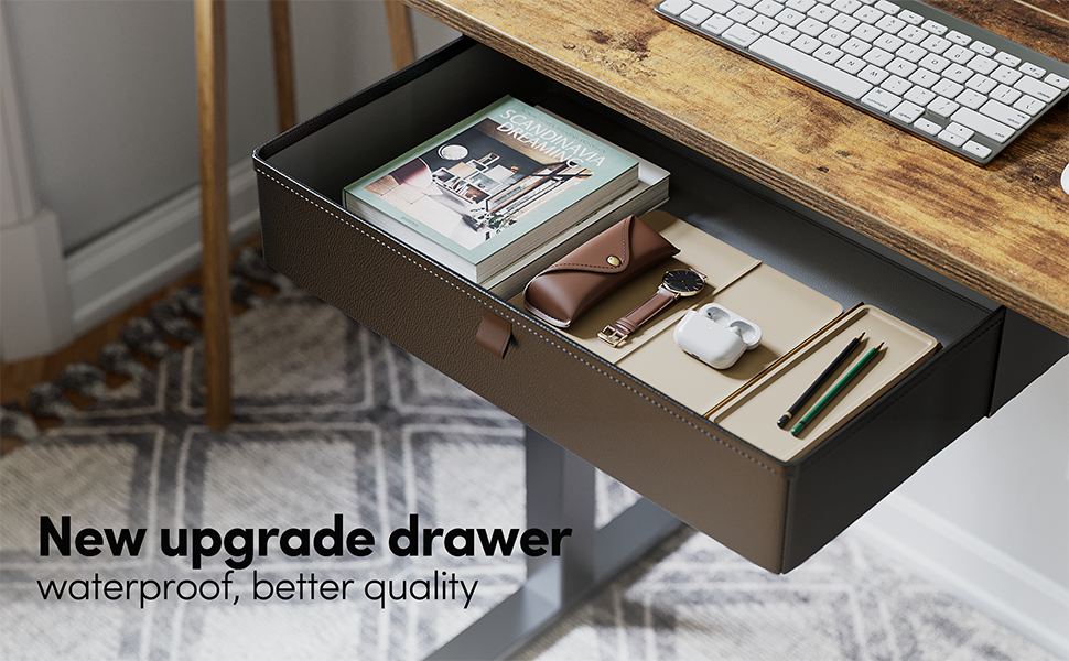 BANTI Electric Standing Desk with Drawer, Adjustable Height Sit Stand