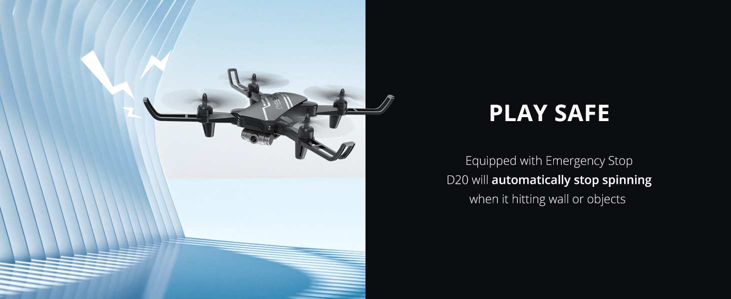 DEERC D20 Mini Drone for Kids with 720P HD FPV Camera Remote Control