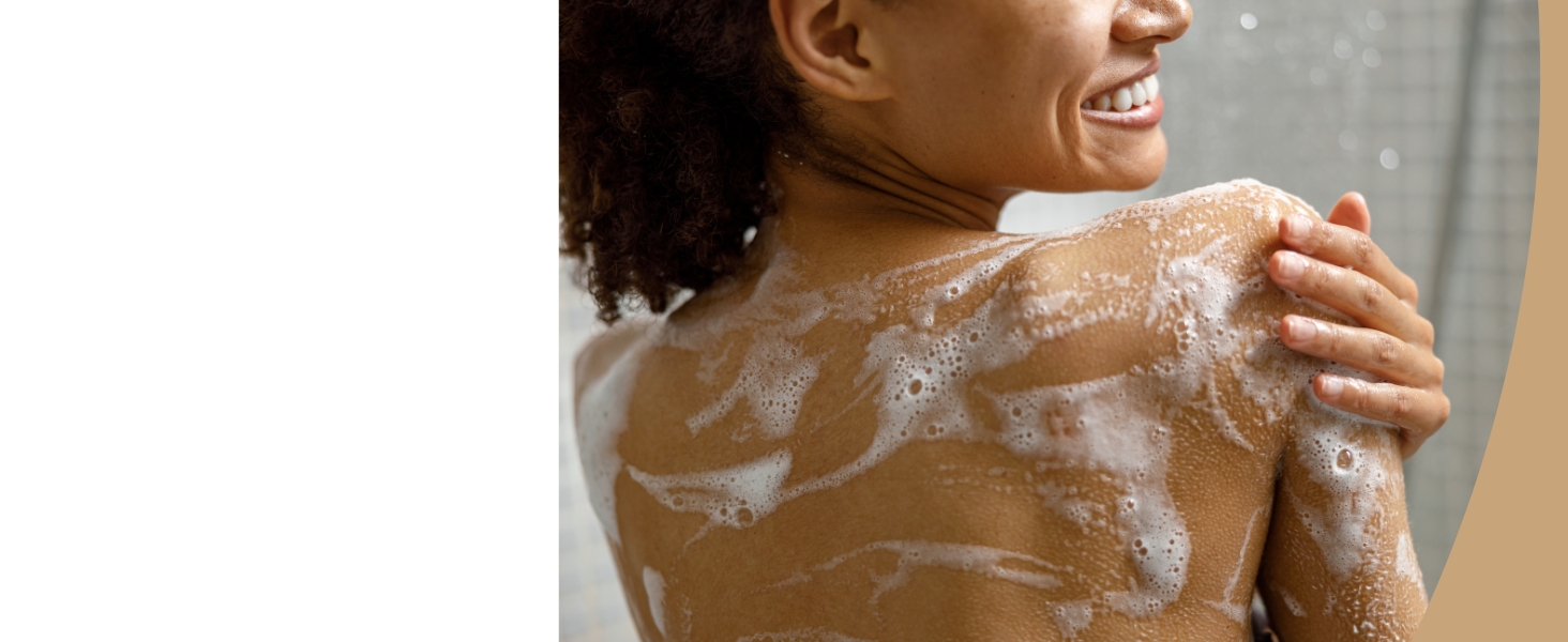 Antifungal shower gel sweet almond oil body wash natural 