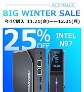 Amazon.co.jp: ミニpc N97 mini pc 動作軽い最大3.6GHz 小型pc 16GB