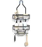 Witheeyou Shower Caddy Hanging, Shower Shelf Over Shower Head, 3 Tier Bathroom Shower Organizer, ...