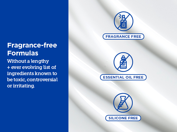 fragrance-free formulas