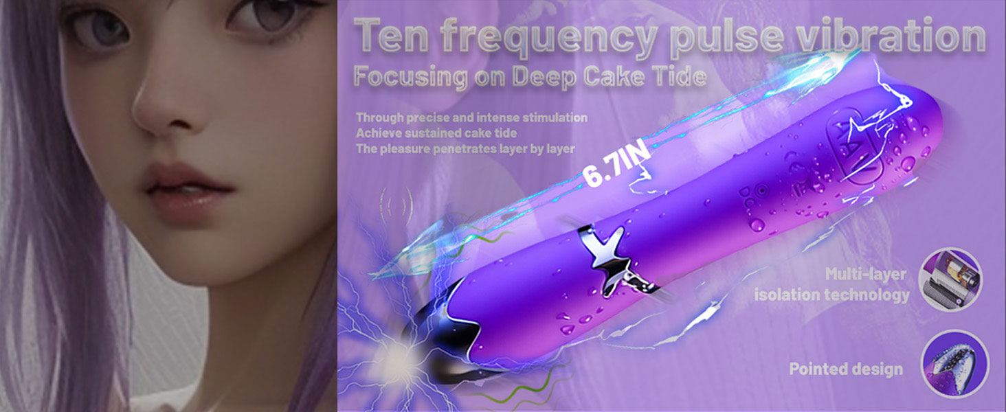 Adult Sex Toys Vibrator for Women, Electro Shock Vibrator