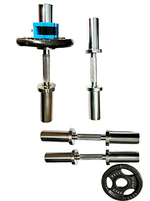 Olympic Dumbbell Handles 16 Inch Olympic Dumbbell Bar