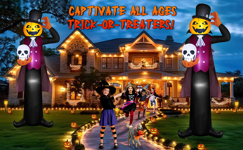 万圣气模-礼服南瓜人