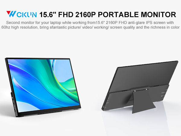 Amazon.com: 4K Portable Touch Monitor, 15.6