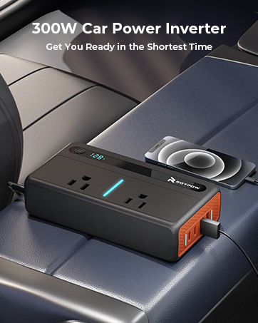 RoyPow 300W Car Power Inverter