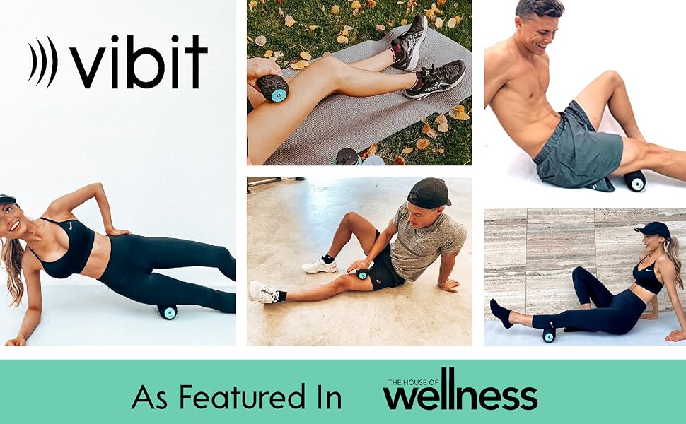 Vibit Vibrating Massage Roller for Foot, Leg, Muscles